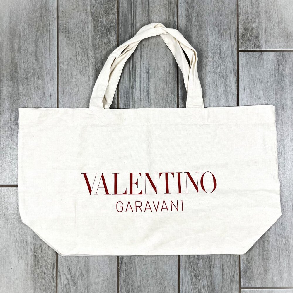 Valentino Pointed Toe Ballet Flats & Valentino Garavani Large Tote Bag - Picture 2 of 14